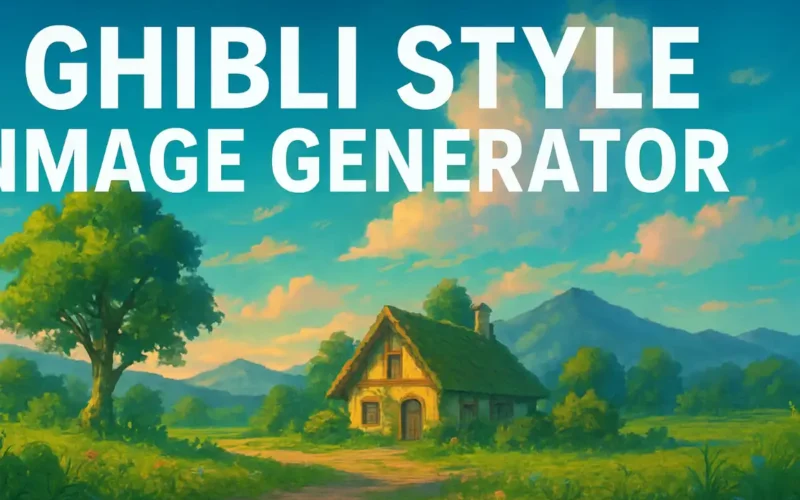 Ghibli Style Image Generator