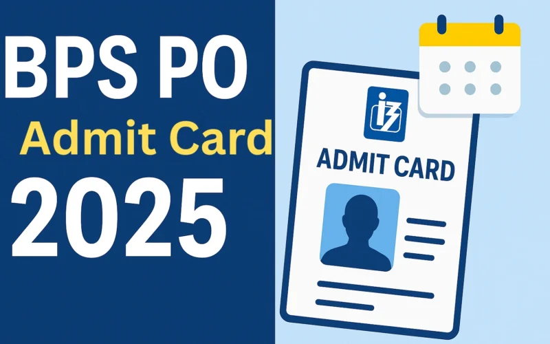 IBPS PO Admit Card 2025