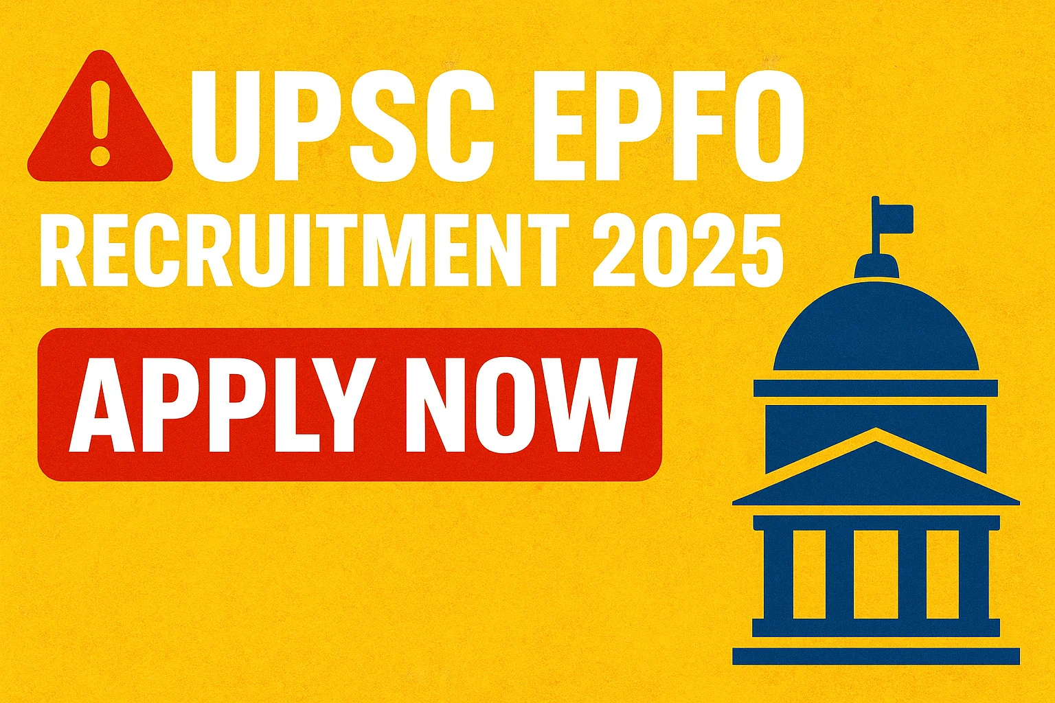 UPSC EPFO Recruitment 2025