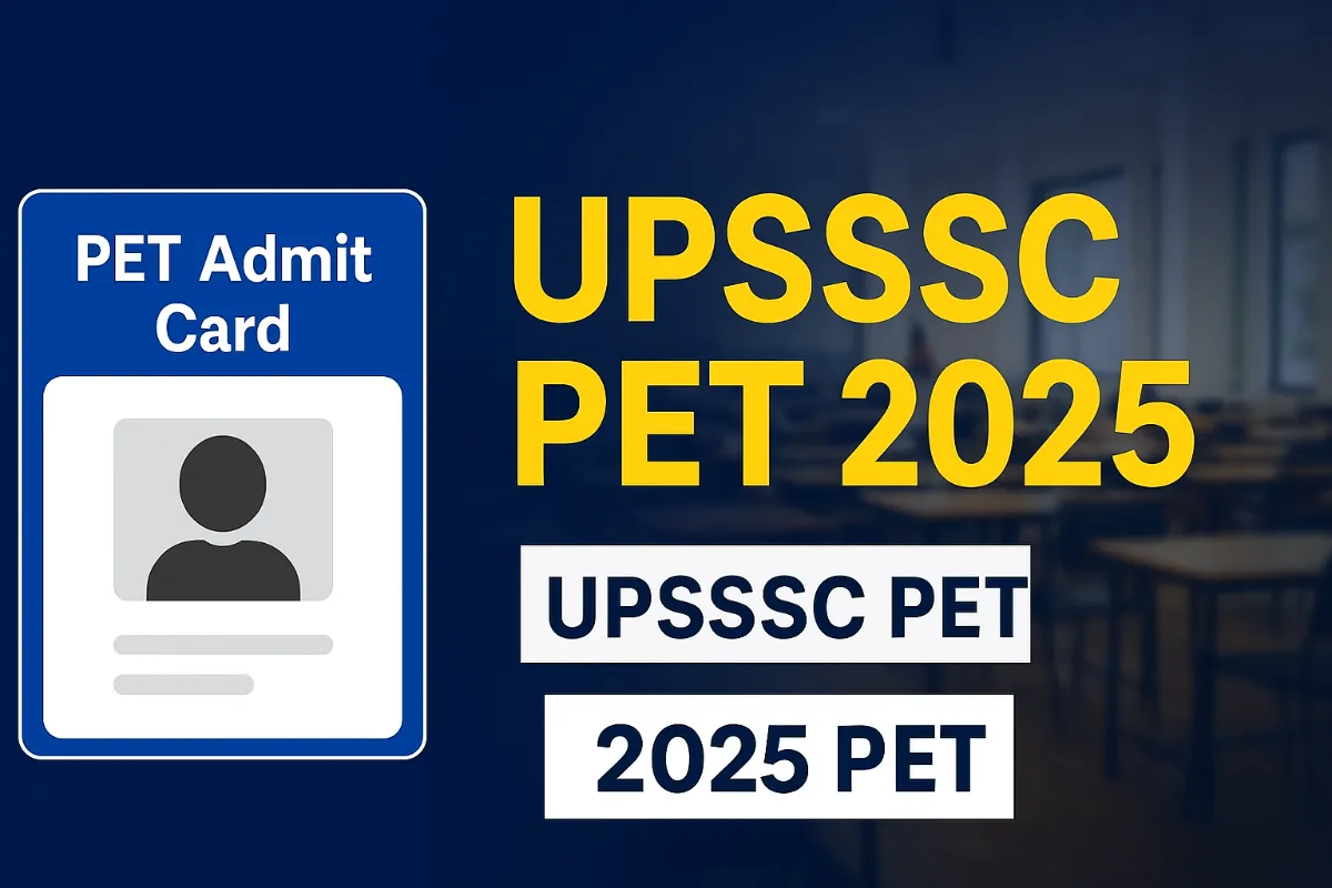 upsssc pet exam city 2025