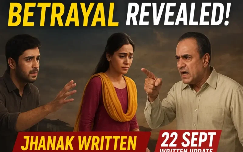 Jhanak Written Update 22 September 2025