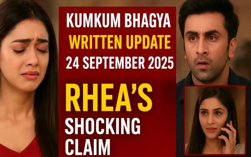 Kumkum Bhagya Written Update 24 September 2025
