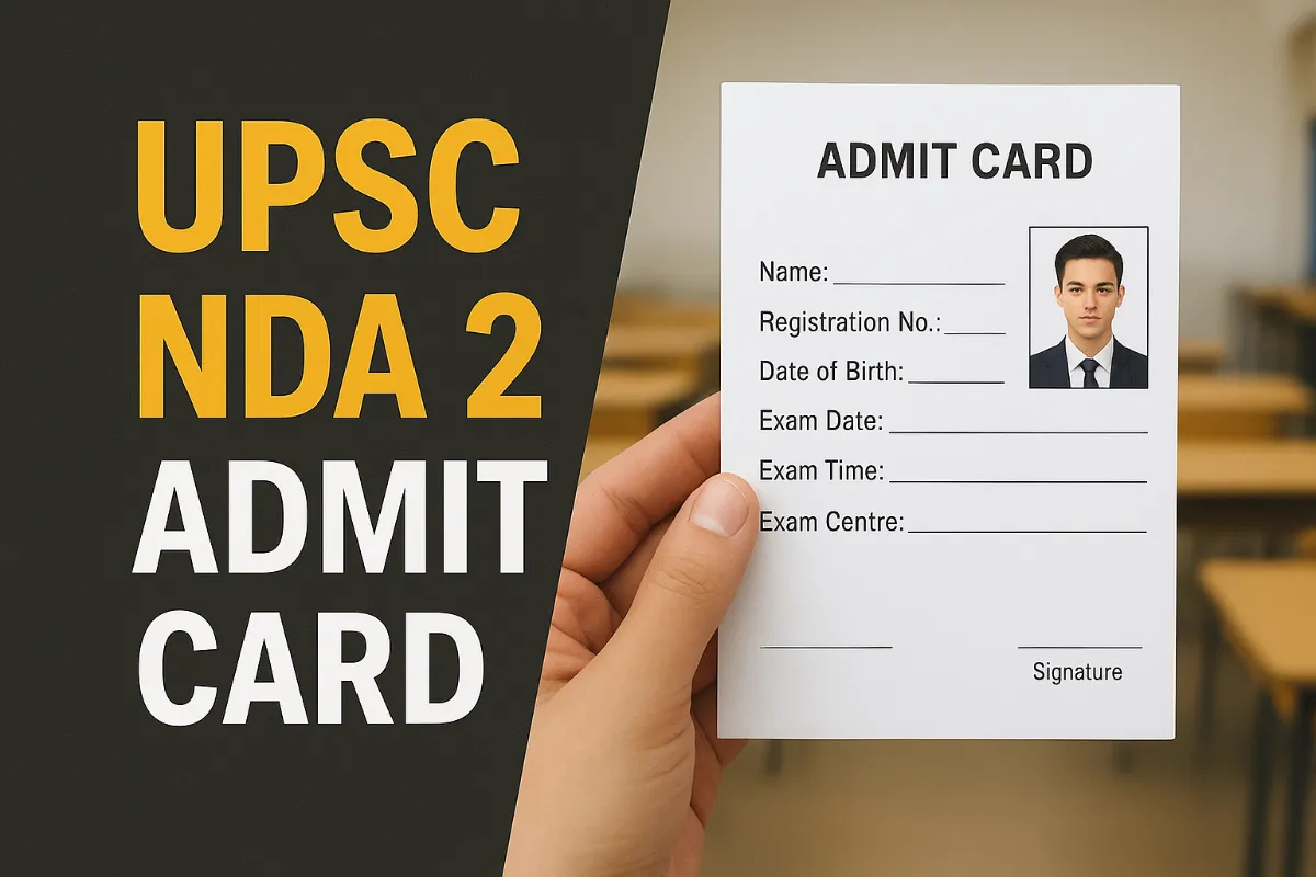 UPSC NDA 2 Admit Card