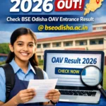 OAV Result 2026 OUT
