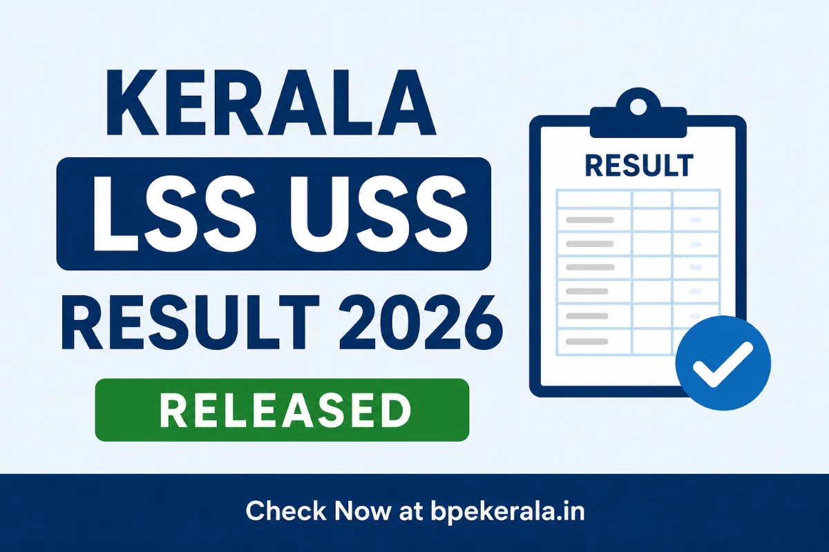 Kerala LSS USS Result 2026