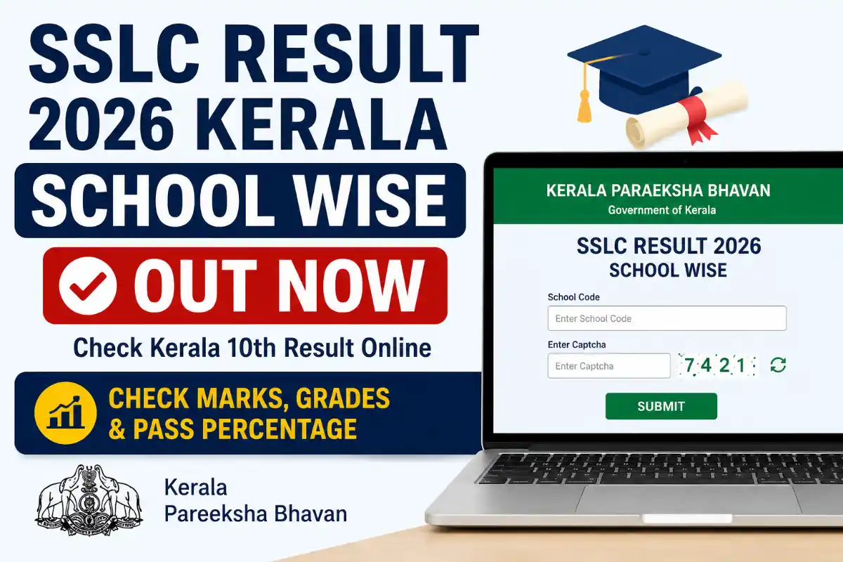 SSLC Result 2026 Kerala School Wise