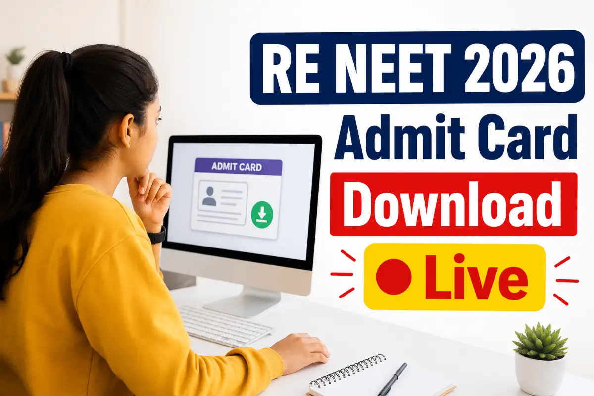 Re NEET 2026 Admit Card