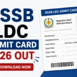 RSSB LDC Admit Card 2026
